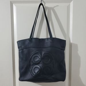Genuine Leather Coach Tote Bag